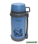 Картинка Термос Taller TR-2421 1.2л (синий)