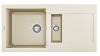 Картинка Кухонная мойка Elleci Easy 425 Bianco Antico 62