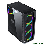 Картинка Корпус Powercase Mistral X4 Mesh LED