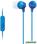 Картинка Гарнитура SONY MDR-EX15AP Blue