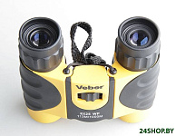 Картинка Бинокль Veber WP 10x25 (черный-желтый)