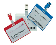 Картинка Бейдж DURABLE 8106-03 60х90мм (красный)