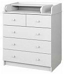 Картинка Комод АТОН Сириус-2 805 ЛДСП (белый) (уценка арт. 727084)