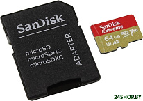 Картинка Карта памяти SanDisk Extreme 64Gb SDSQXA2-064G-GN6MA