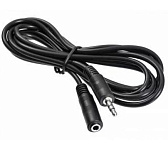 Картинка Кабель Buro Jack 3.5 (m)/Jack 3.5 (f) (2 м) (черный) (BAAC003-2)