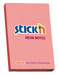 Картинка Блок самоклеящийся бумажный Stickn Hopax 21162 (розовый)