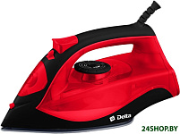 Картинка Утюг электрический Delta DL-756 (черный/красный)
