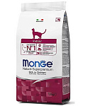 Картинка ухой корм для кошек Monge Indoor Rich in Chicken (1,5 кг)