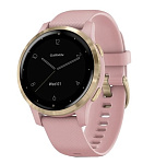 Картинка Умные часы Garmin Vivoactive 4s (розовый/золотистый)