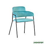 Картинка Стул BRADEX Napoli FR 0323 (светло-бирюзовый с чёрными ножками)