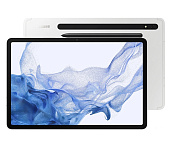 Картинка Планшет Samsung Galaxy Tab S8 5G SM-X706 8GB/128GB (серебро)