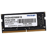 Картинка Оперативная память Patriot Signature Line 4GB SODIMM DDR4 PC4-21300 PSD44G266681S