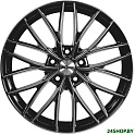 Литые диски X'trike X-130 18x7.5" 5x112мм DIA 66.6мм ET 43мм BK/FP