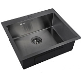 Картинка Кухонная мойка ZorG PVD 5951 (графит)