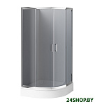 Картинка Душевой уголок Deante Funkia 80x80 KYP 452K (хром/графитовое)
