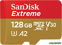 Карта памяти SanDisk Extreme microSDXC SDSQXAA-128G-GN6MN 128GB