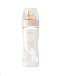 Картинка Бутылочка Chicco Original Touch Glass Girl 240 мл (0+) (8058664121847)