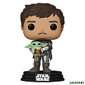 Фигурка Funko Bobble Star Wars Mandalorian Mandalorian with Grogu 54525