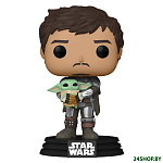 Bobble Star Wars Mandalorian Mandalorian with Grogu 54525