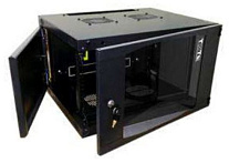 Картинка Шкаф настенный LANMASTER Next TWT-CBWNG-9U-6X6-BK 9U (черный)