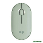 Картинка Мышь Logitech M350 Pebble (эвкалипт)