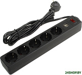 Картинка Сетевой фильтр SmartBuy SBSP-30U-K