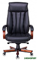 Кресло руководителя Бюрократ T-9922WALNUT/BLACK