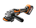 Угловая шлифмашина AEG Powertools BEWS 18-125BL-502C 4935464417 (с 2-мя АКБ, кейс)