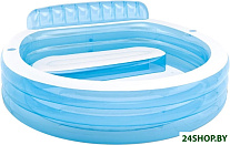Картинка Бассейн с сиденьем INTEX (224х216х76 см) арт. 57190