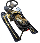 Картинка Снегокат NIKA Ника кросс СНК/Л2 (с леопардом, каркас золотистый)