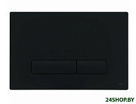 Картинка Панель смыва OLI Narrow 152942 (черный soft touch)