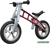 Картинка Беговел FirstBIKE Street с тормозом (красный)