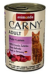 Картинка Консервированный корм для кошек Animonda Carny Adult с индейкой и ягненком 400 г