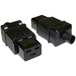Картинка Вилка Lanmaster LAN-IEC-320-C19