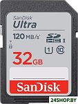 Картинка Карта памяти SanDisk Ultra SDHC SDSDUN4-032G-GN6IN 32GB