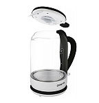 Картинка Электрочайник Polaris PWK 1759CGL (черный/белый)