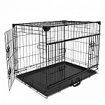 Картинка Клетка для животных Duvo Plus Pet Kennel Medium 780/481/DV (черный)