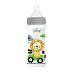 Картинка Бутылочка Chicco Well-Being Uni 250 мл (2м+) (с силиконовой соской) (00028623300000)