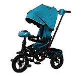 Картинка Детский велосипед Moby Kids Leader 360° 12x10 AIR (морская волна)