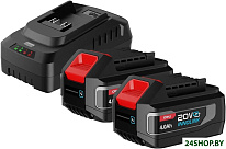EDE-CM20A4E (20В/2x4 Ah + 20В)