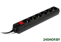Картинка Фильтр питания Sven Surge Protector Optima 5,0 m (6 sockets) Box black
