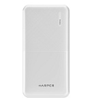 Картинка Портативное зарядное устройство Harper PB-10011 белый