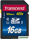 Карта памяти Transcend SDHC Class 10 UHS-I Premium 16Gb (TS16GSDU1)