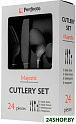 Набор столовых приборов Perfecto Linea Majestic 21-250130BLM