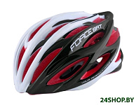 Картинка Велошлем Force BAT L/XL black/white/red