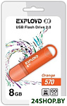Картинка USB флэш-накопитель EXPLOYD 570 8GB Оранжевый