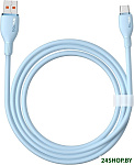 Pudding Series Fast Charging Cable 100W USB Type-C - USB Type-C (2 м, голубой)