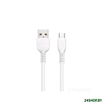 Картинка Кабель Hoco X20 microUSB (1 м, белый)