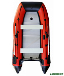 Картинка Надувная лодка Polar Bird Merlin PB-320M ПБ29 стеклокомпозит (черный/красный)