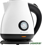 Картинка Чайник электрический KITFORT КТ-642-3 (белый/черный)